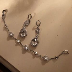 Givenchy earrings and bracelet set